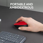 Ambidextrous Compact 2.4G Wireless Optical Mouse