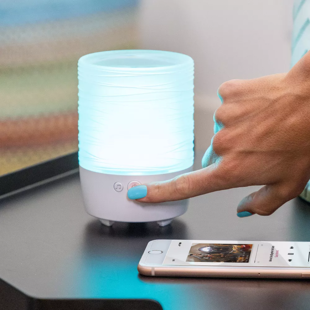 Bluetooth Speaker with LED Candle Light & Sleep Sound Machine