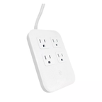 Slim Surge‑Protected Power Strip with AC and USB Charging Ports